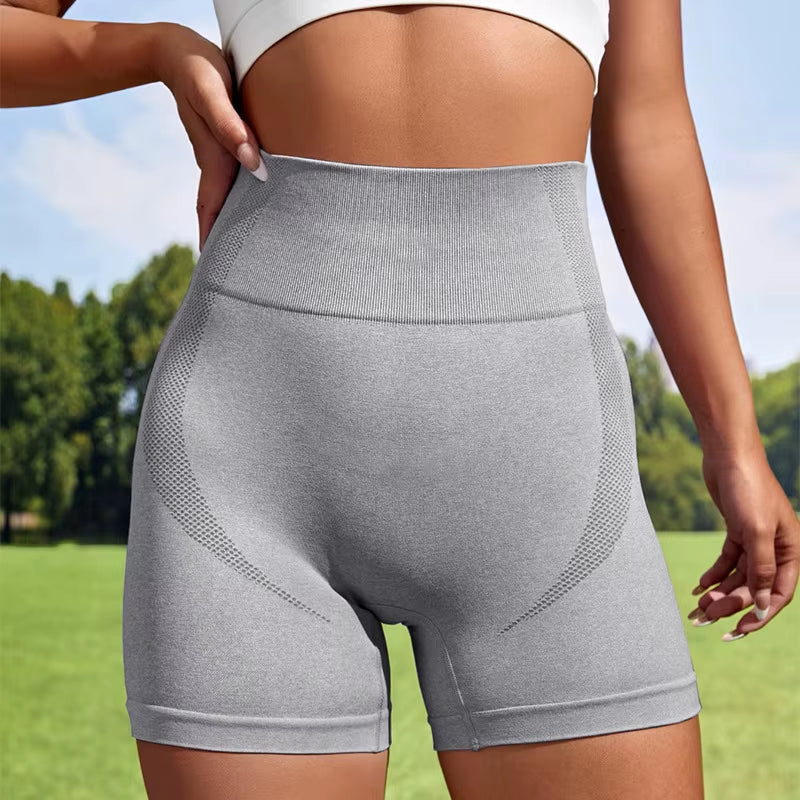 Sexy Women'S Sports High Waist Shorts Athletic Gym Workout Fitness Yoga Leggings Briefs Athletic Breathable Push up Yoga Short